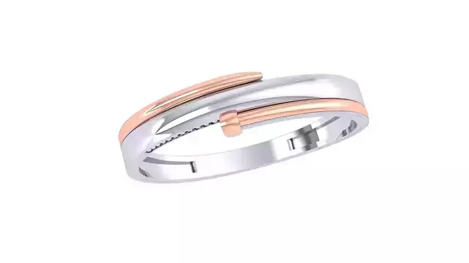 Women Band Ring 3dm render
