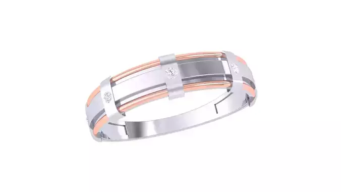 Women Band Ring 3dm render