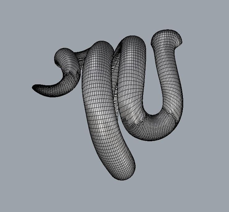 Snake Ring 3D print model_14