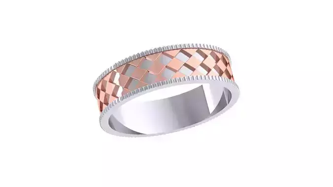 Women Band Ring 3dm render