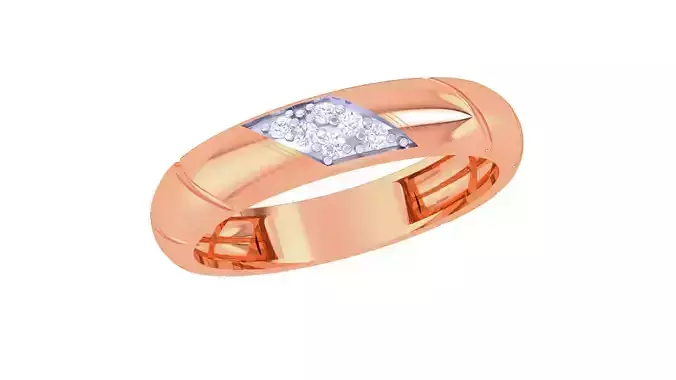 Women Band Ring 3dm render