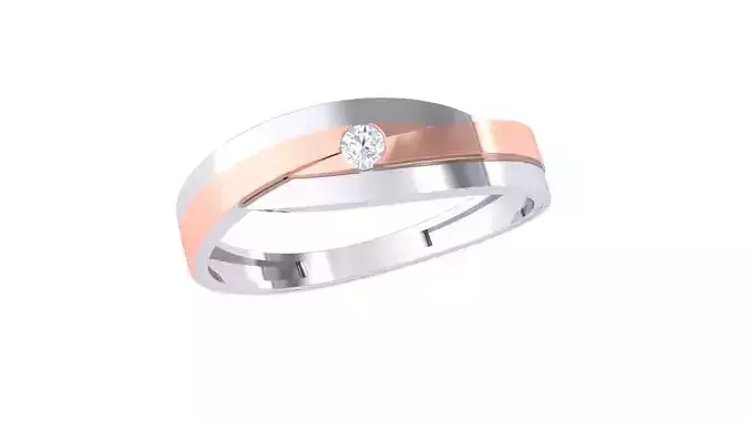 Women Band Ring 3dm render