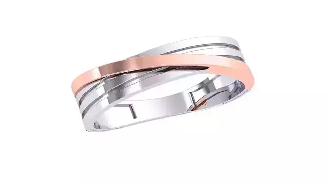 Women Band Ring 3dm render