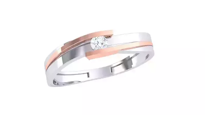 Women Band Ring 3dm render