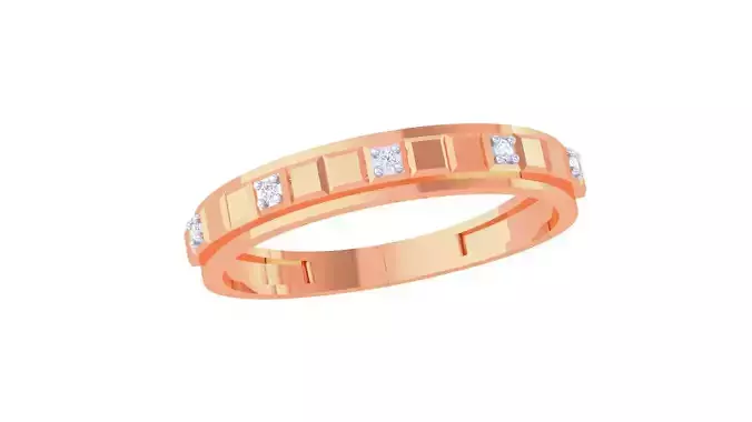 Women Band Ring 3dm render