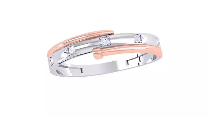 Women Band Ring 3dm render