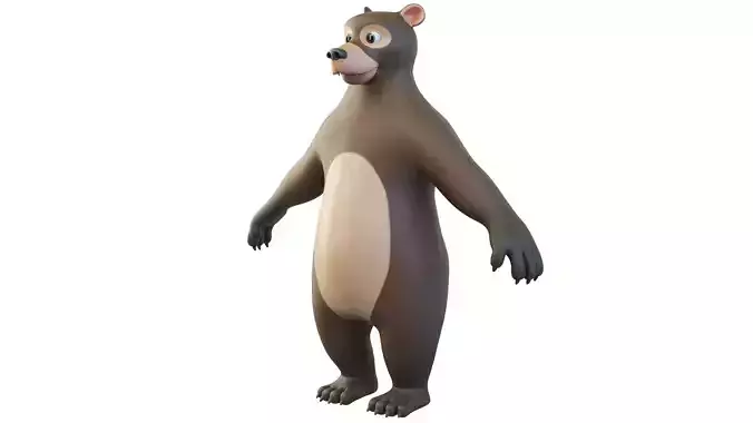 Cartoon Bear Character