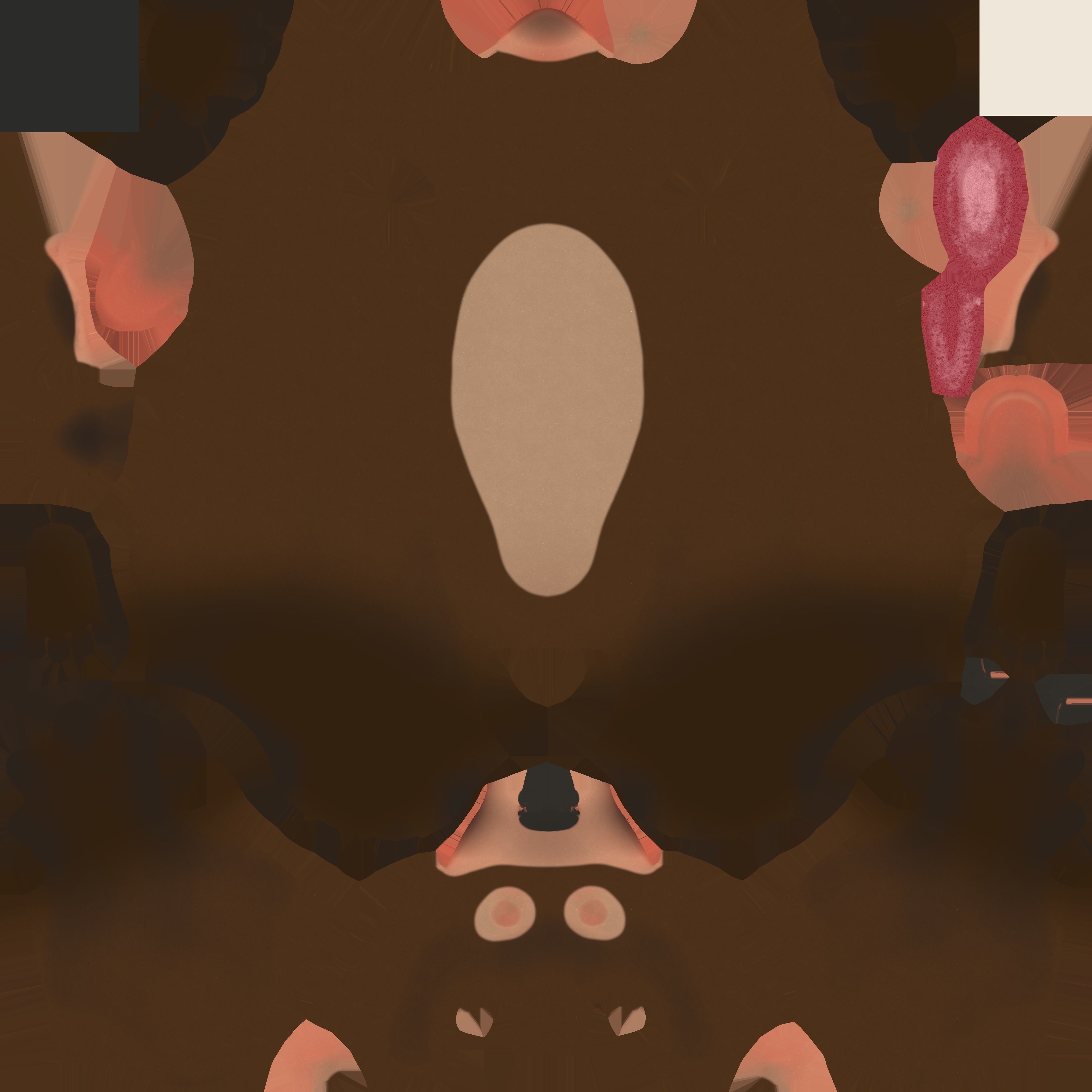 Cartoon Bear Character 3D model_11