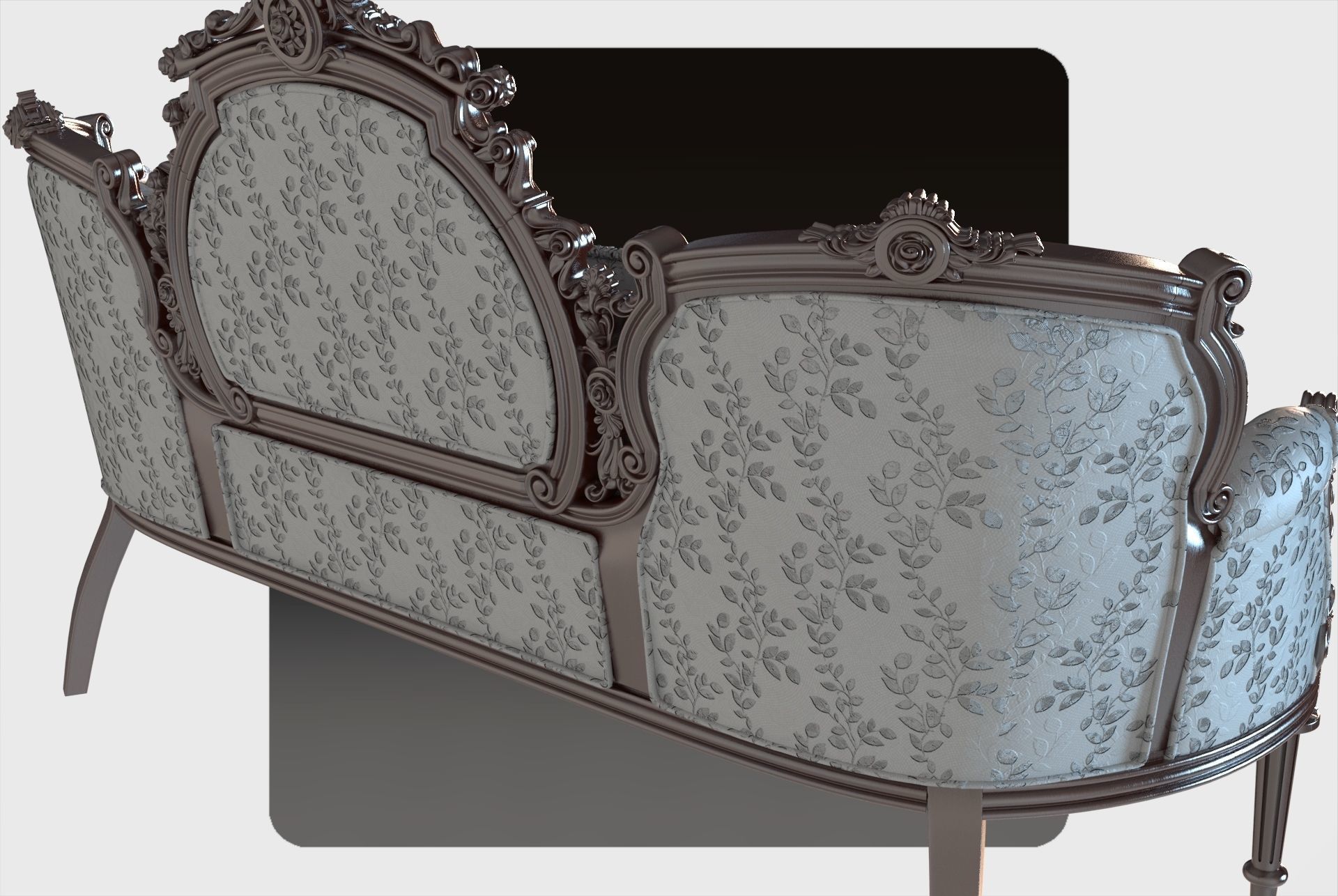Carved canape for cnc 12 3D model_4