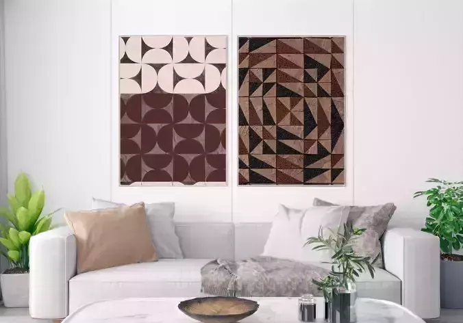 Modern hanging decorative painting