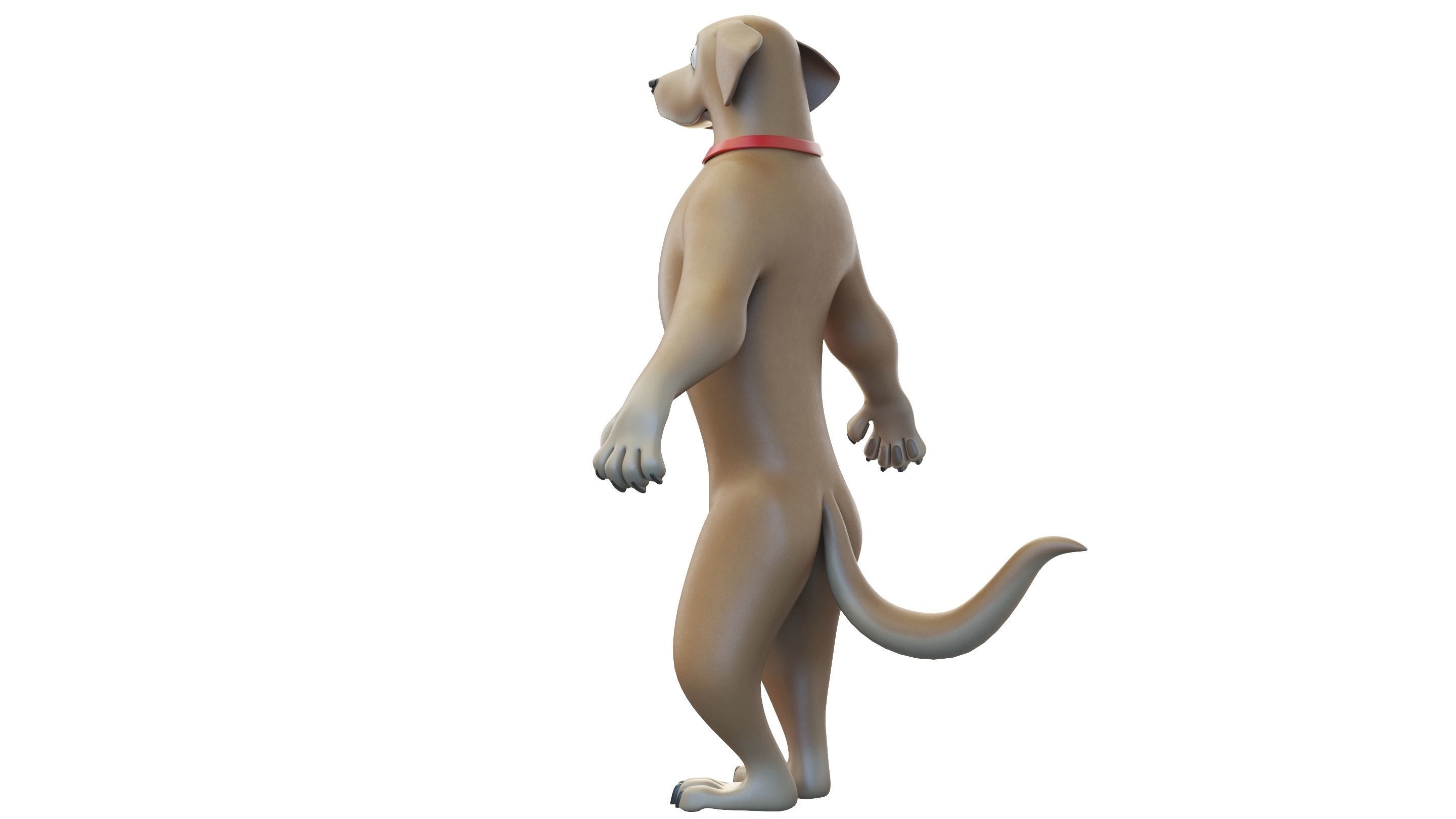 Cartoon Dog Character 3D model_9