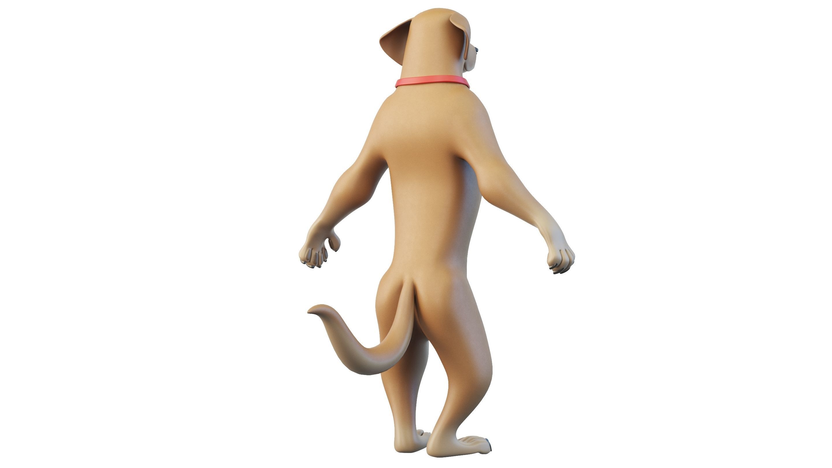 Cartoon Dog Character 3D model_5