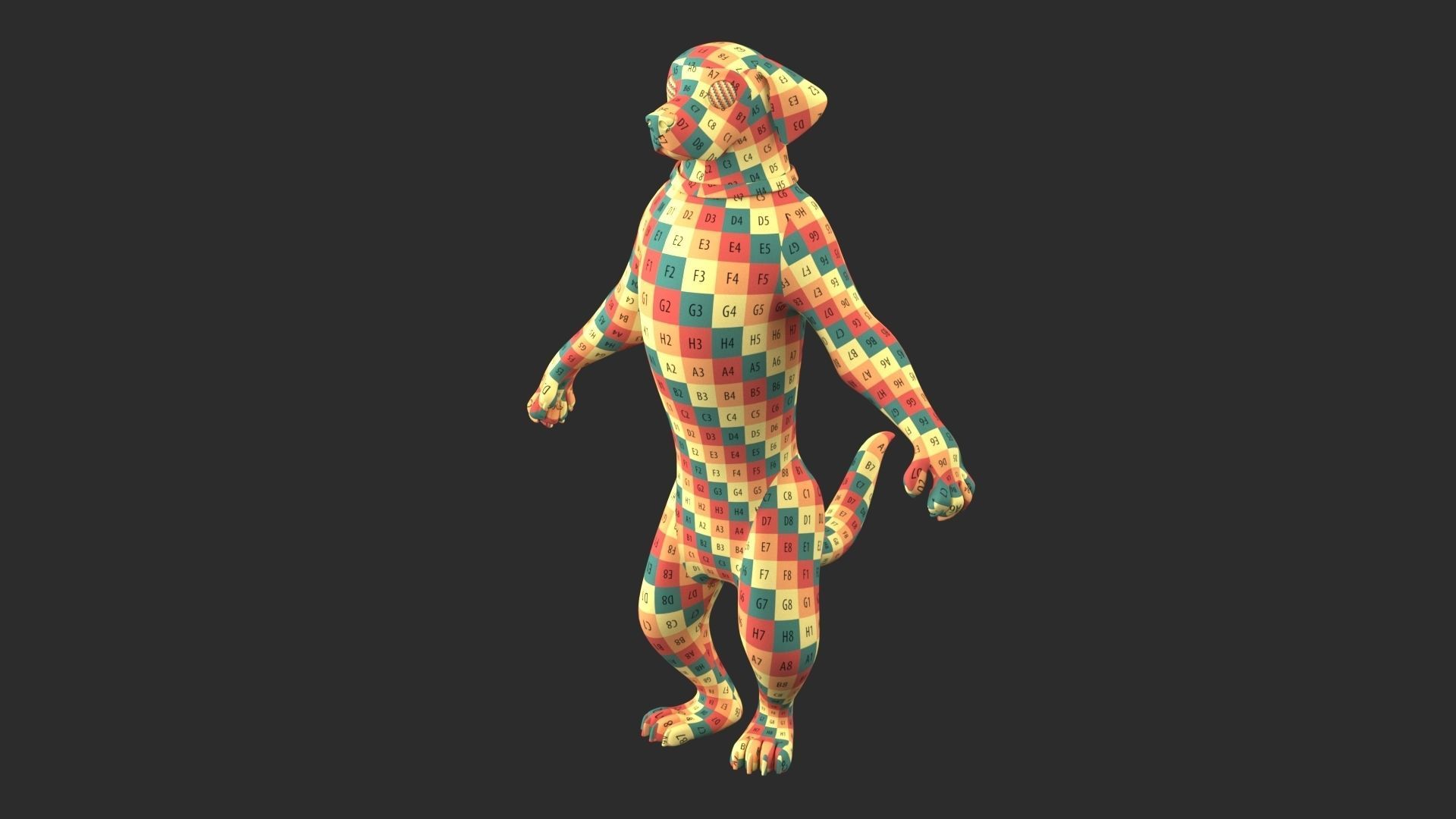 Cartoon Dog Character 3D model_12