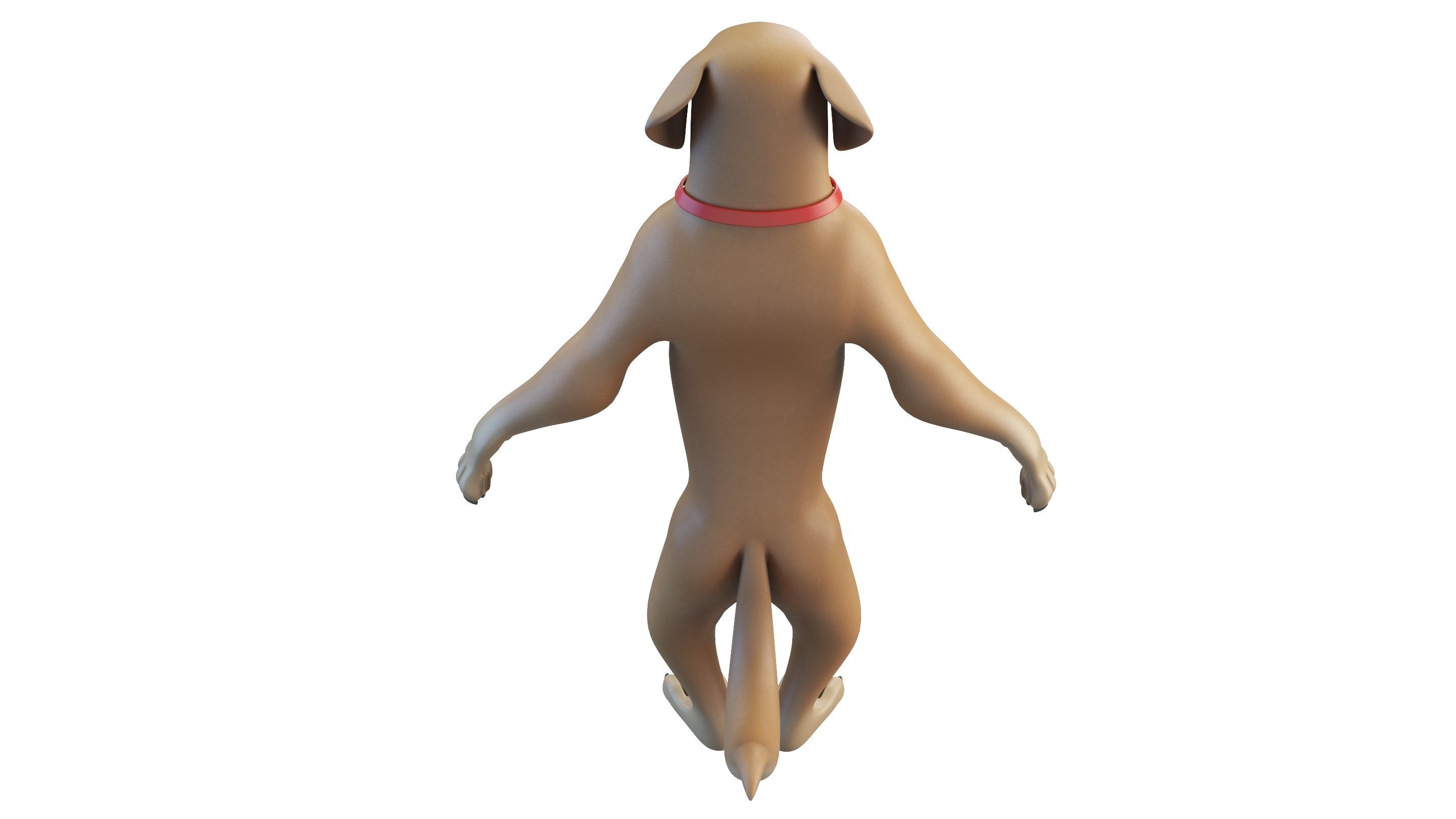 Cartoon Dog Character 3D model_6