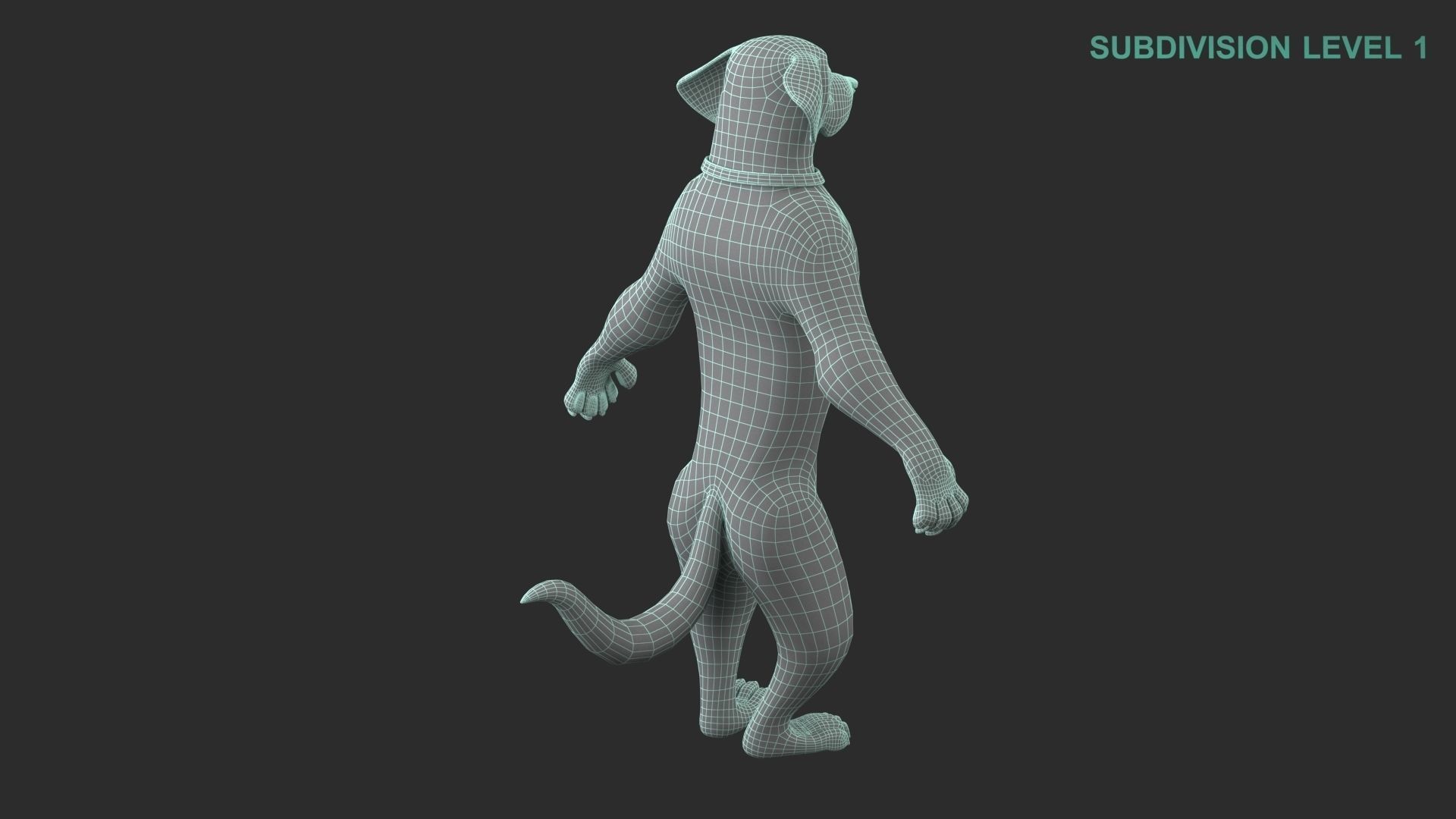 Cartoon Dog Character 3D model_18