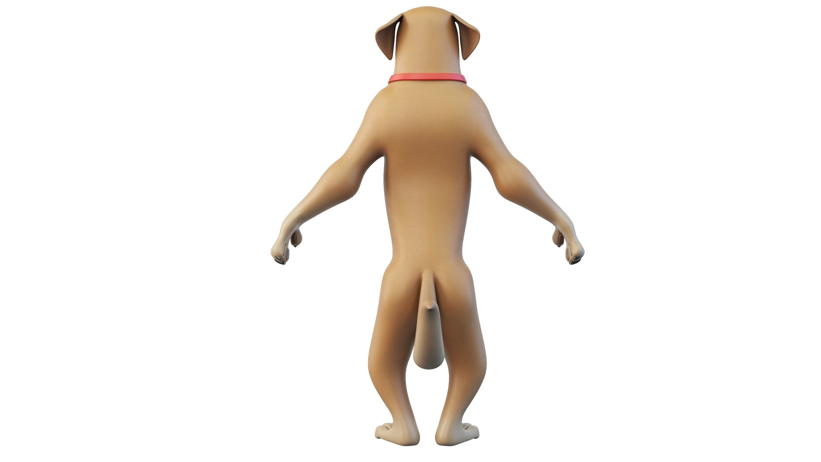 Cartoon Dog Character 3D model_3