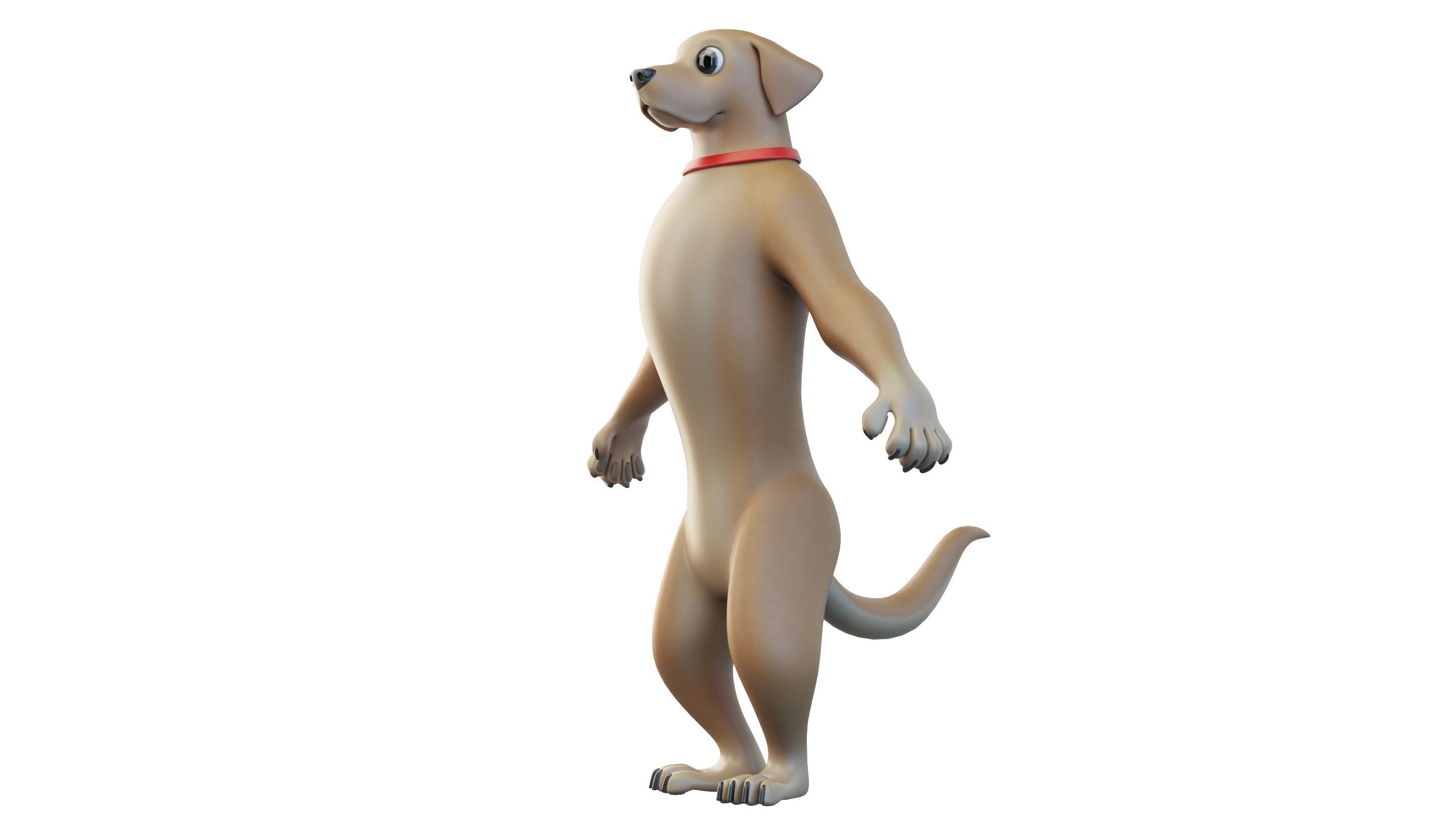 Cartoon Dog Character 3D model_8