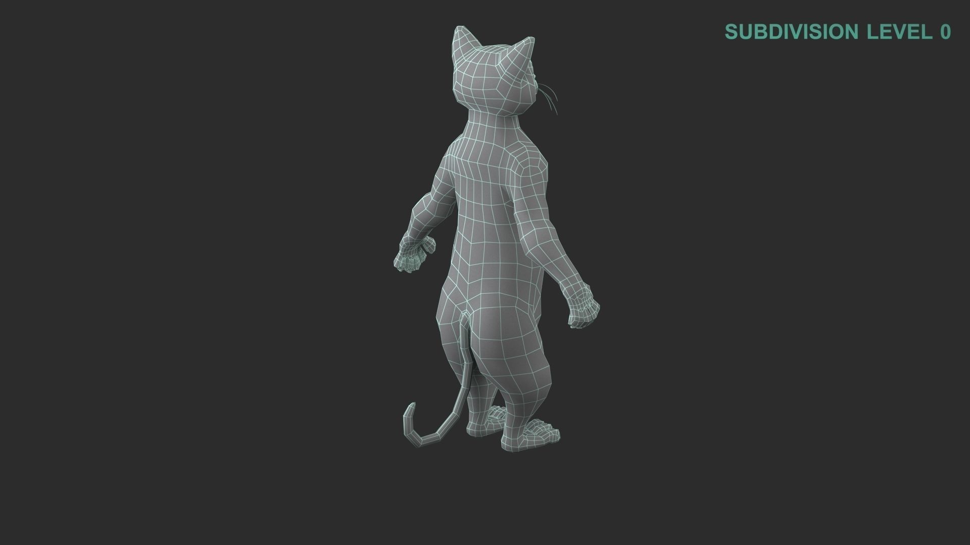 Cartoon Cat Character 3D model_21