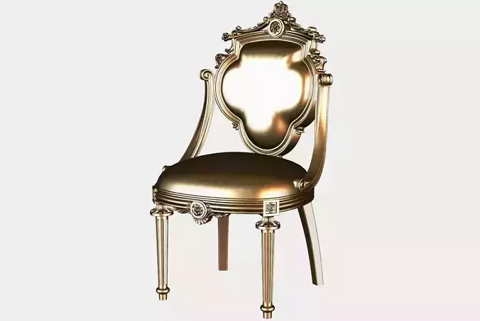 Carved chair for cnc 12