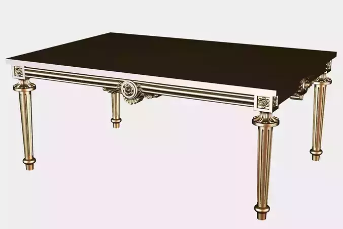 Carved tea table for cnc 12