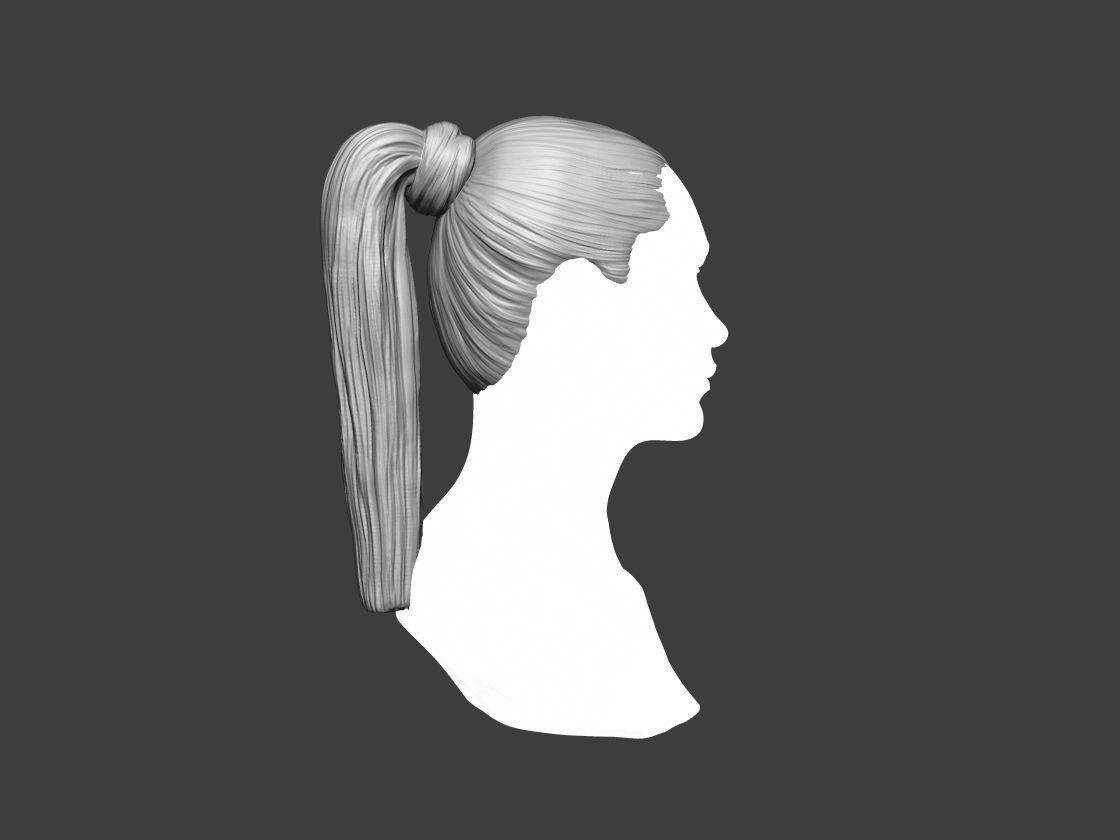 Hairstyle 31 3D print model_4
