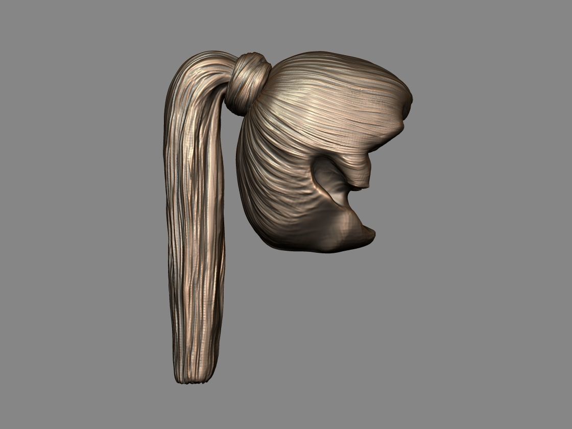 Hairstyle 31 3D print model_11