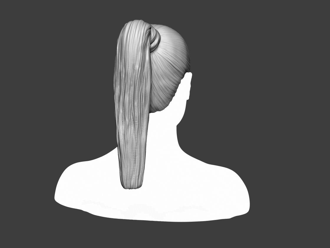 Hairstyle 31 3D print model_3