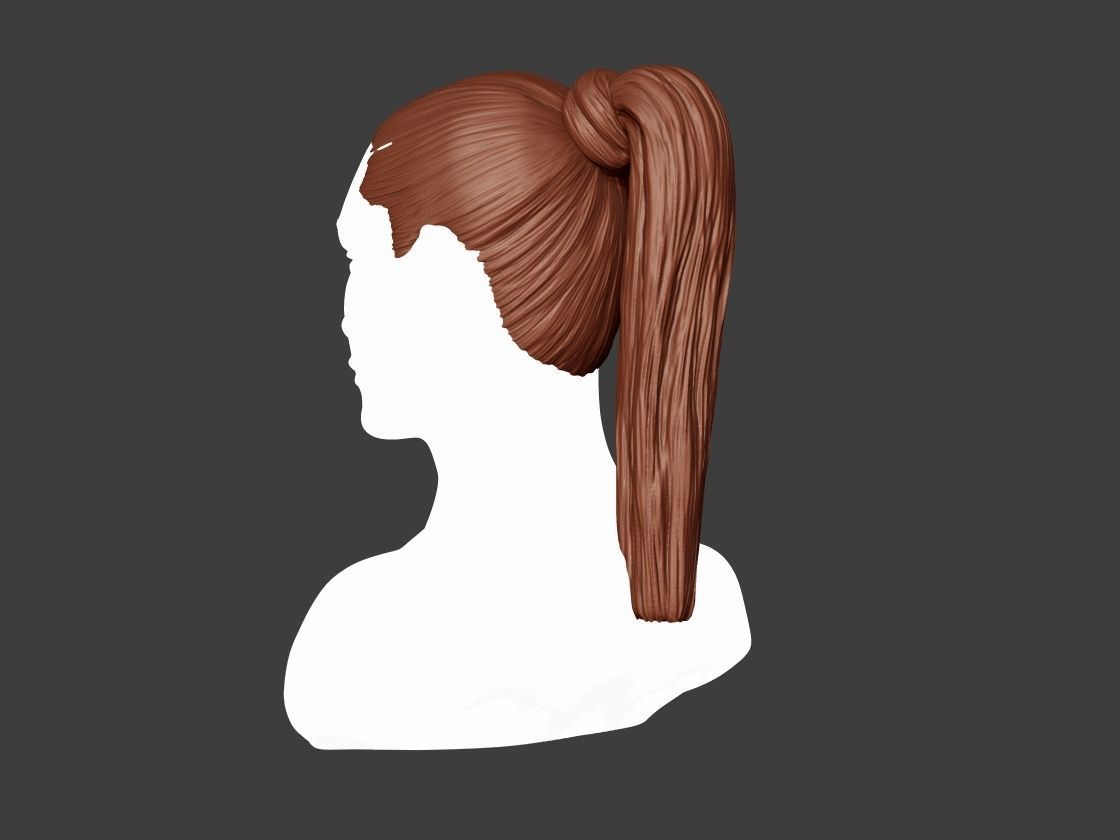 Hairstyle 31 3D print model_9