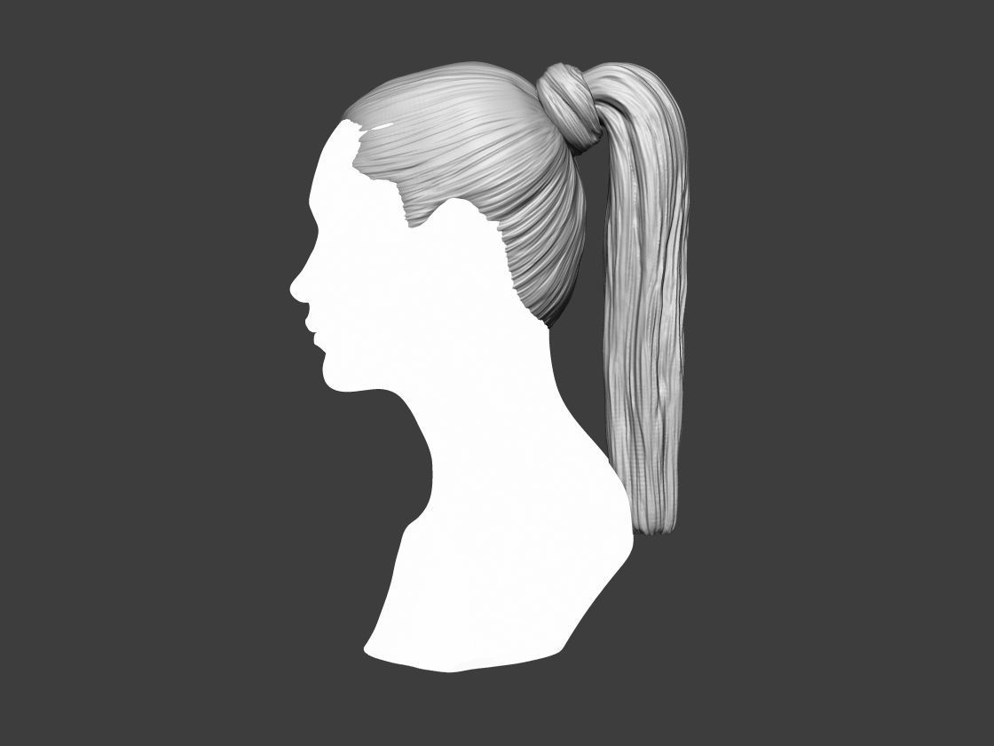 Hairstyle 31 3D print model_2
