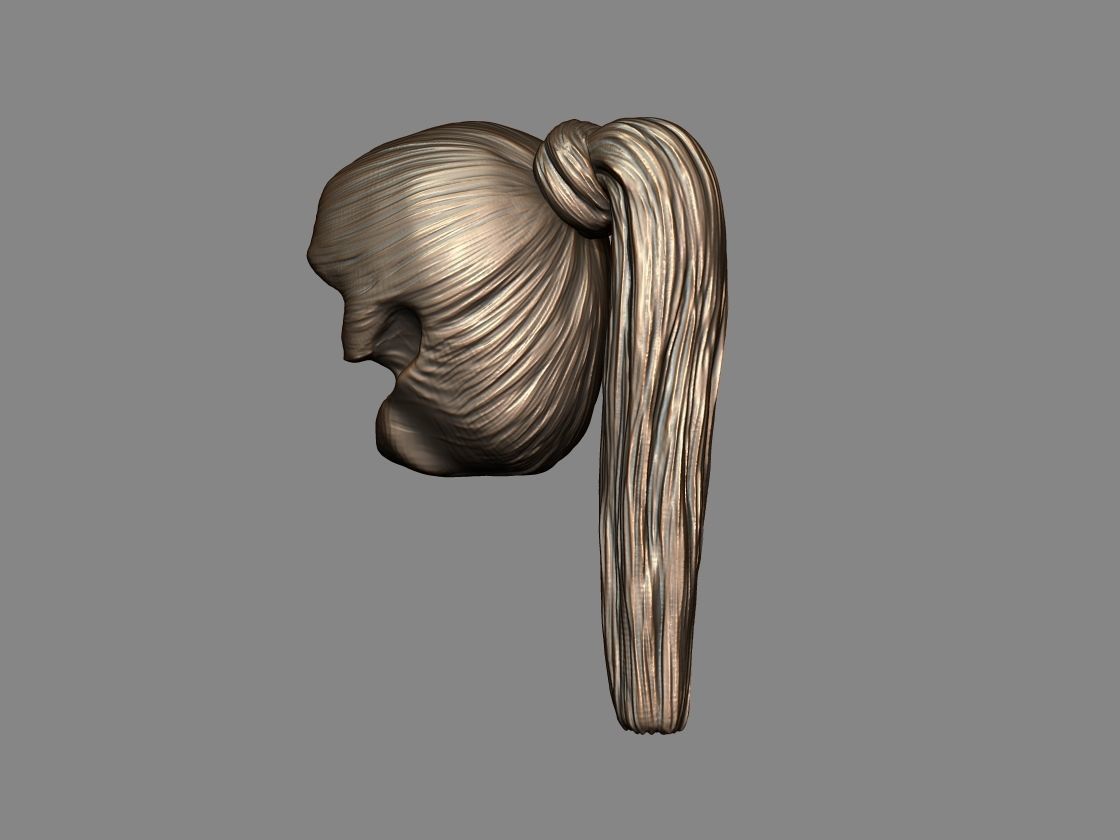 Hairstyle 31 3D print model_12