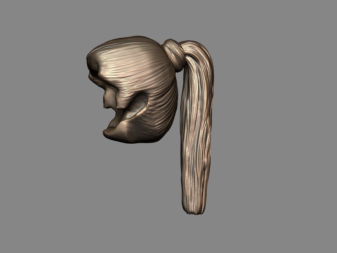Hairstyle 31 3D print model_13