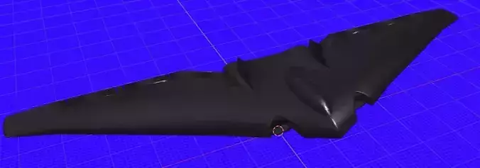 aeroplane Low-poly 3D model