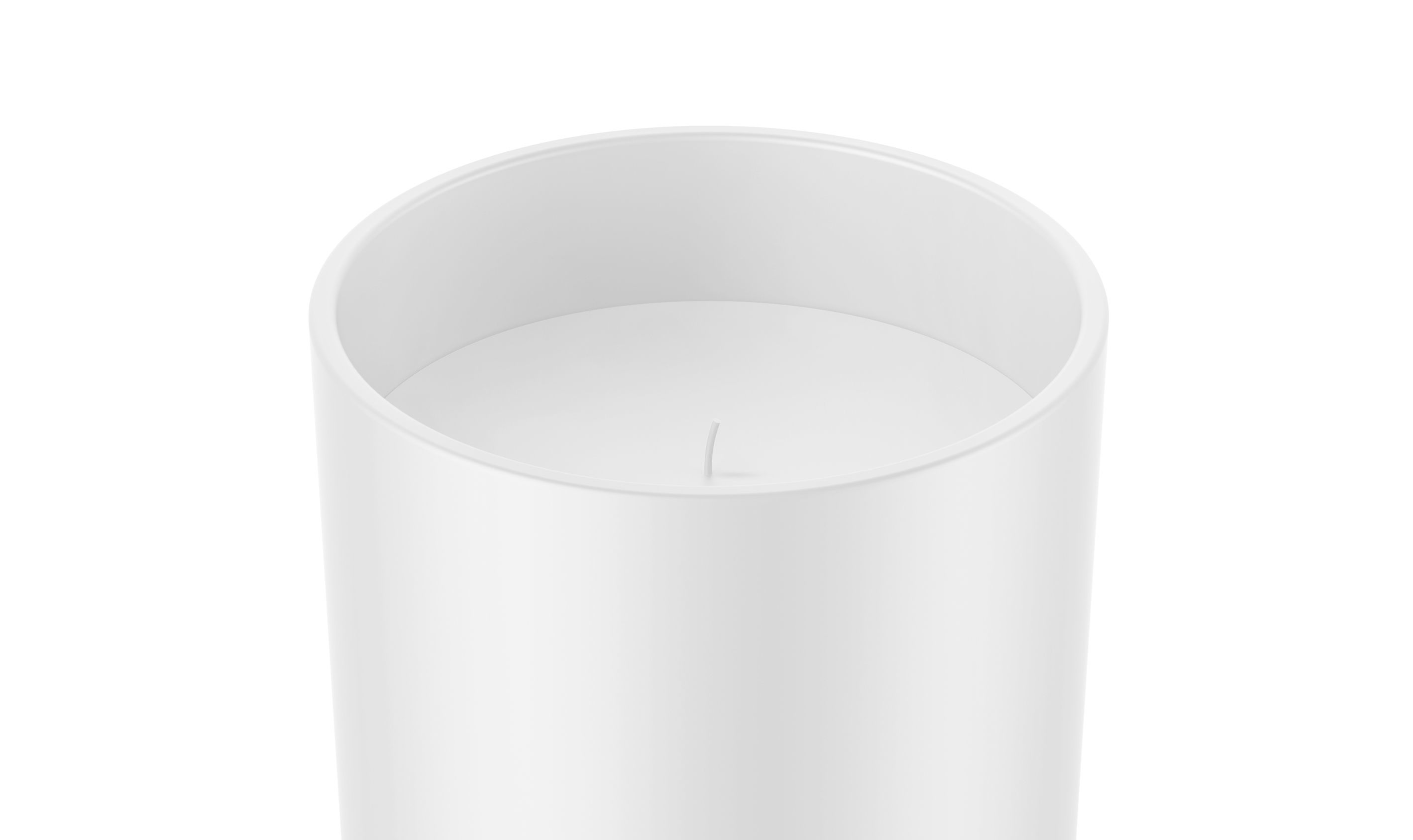 Candle in Glass Low-poly 3D model_1