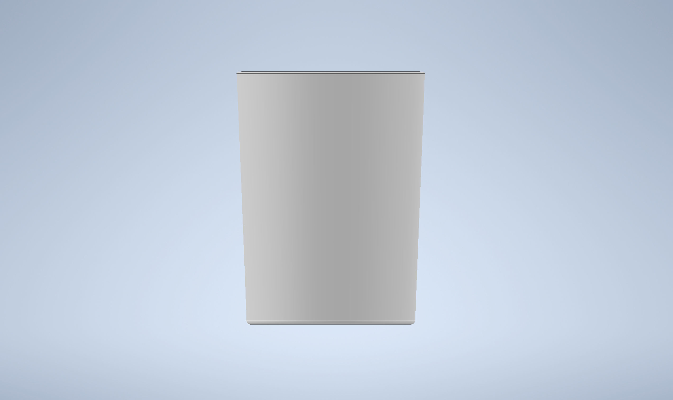 Candle in Glass Low-poly 3D model_4
