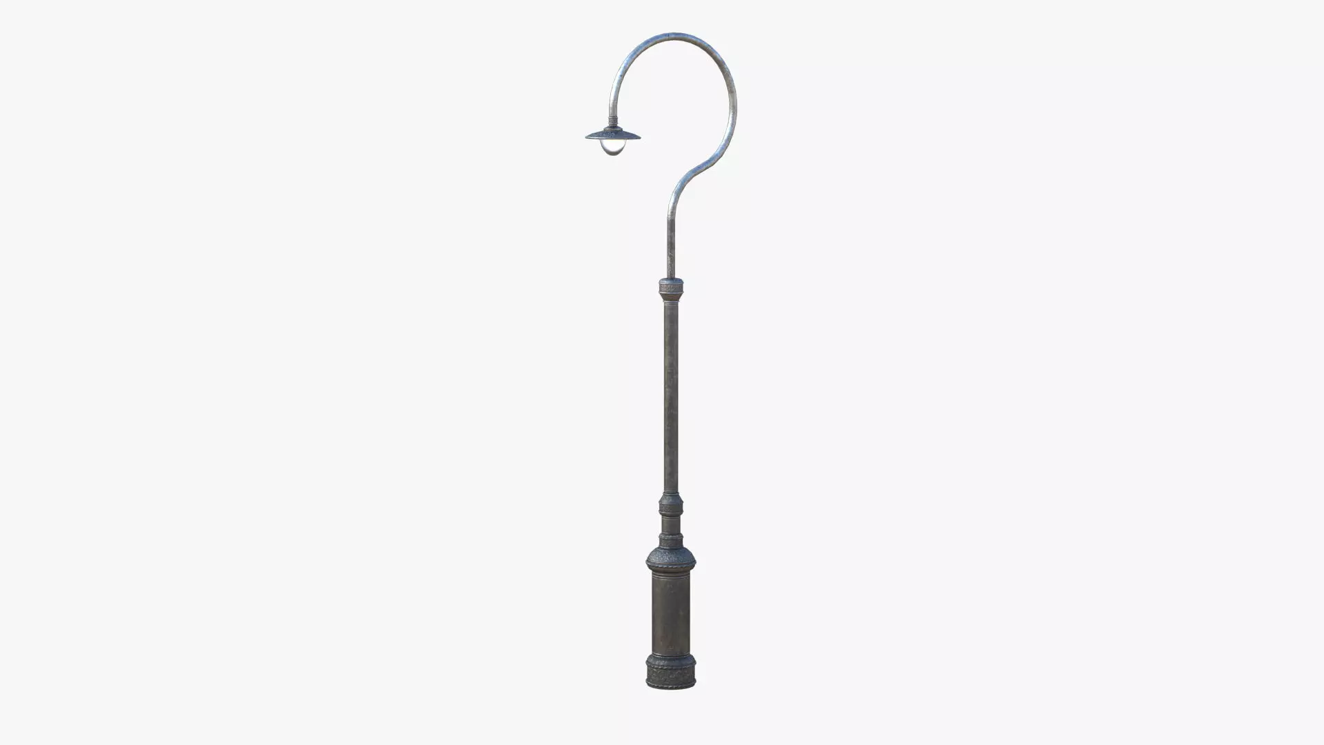 Street Lamp Low-poly 3D model_0