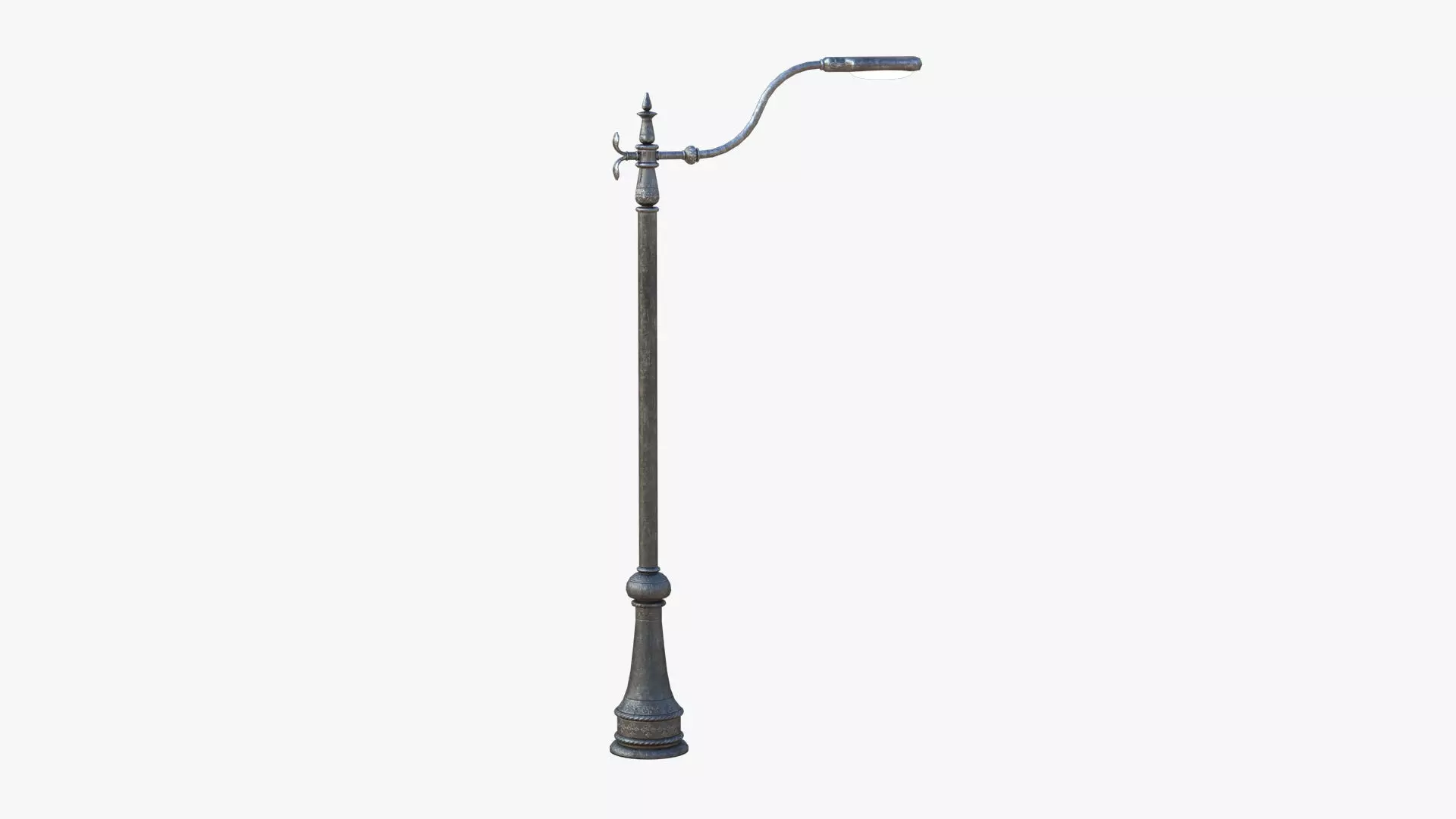 Street Lamp Low-poly 3D model_0