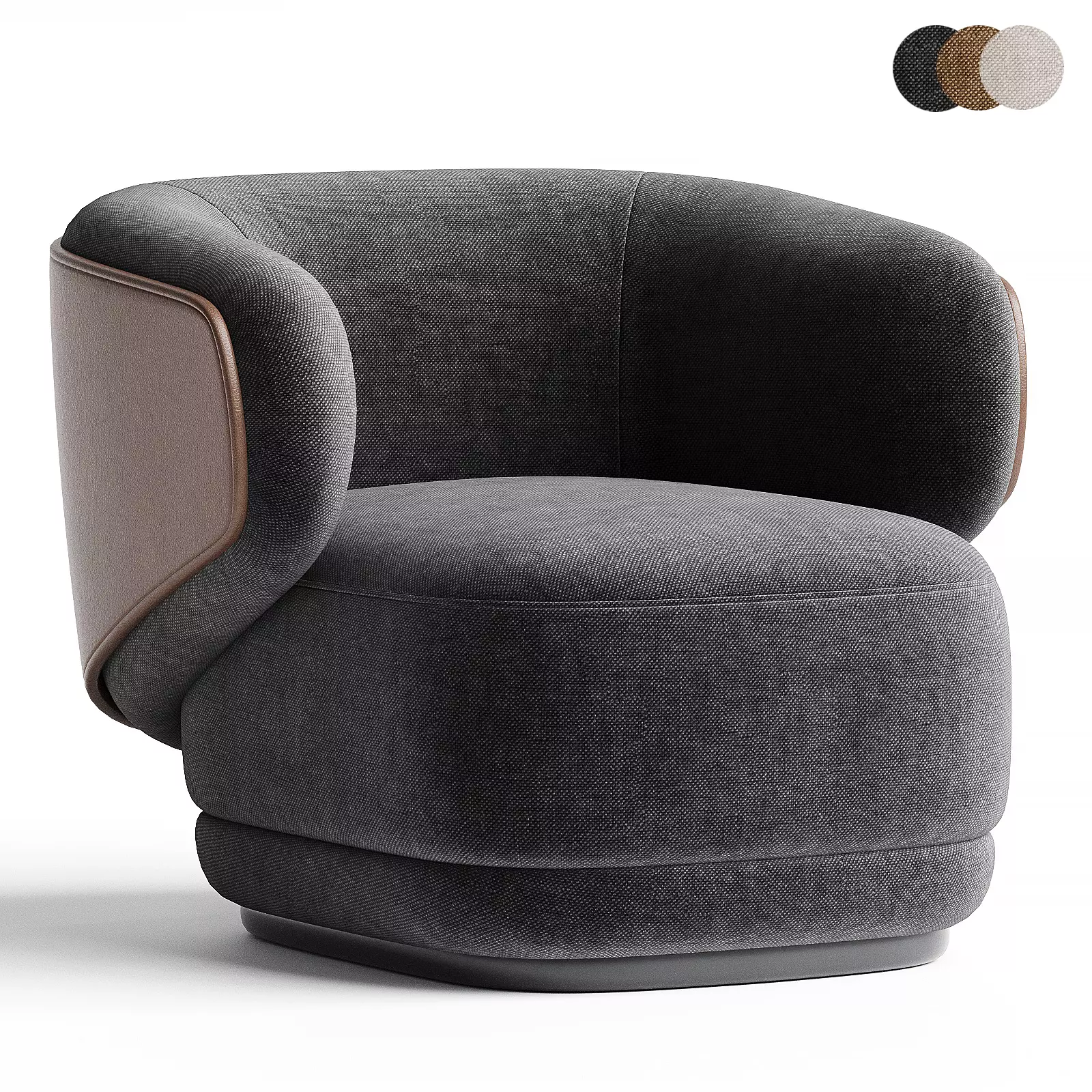 Hap Armchair By Hc28 Cosmo 3d model  3D model_0