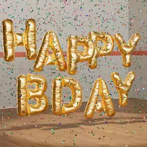 Foil Balloon Alphabet