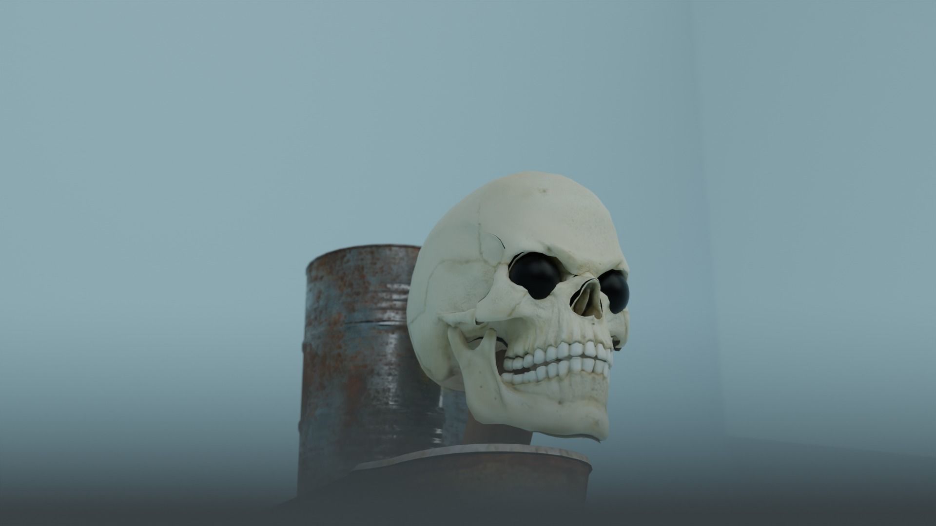 Skibidi toilet Skeleton Toilet 3D model_4