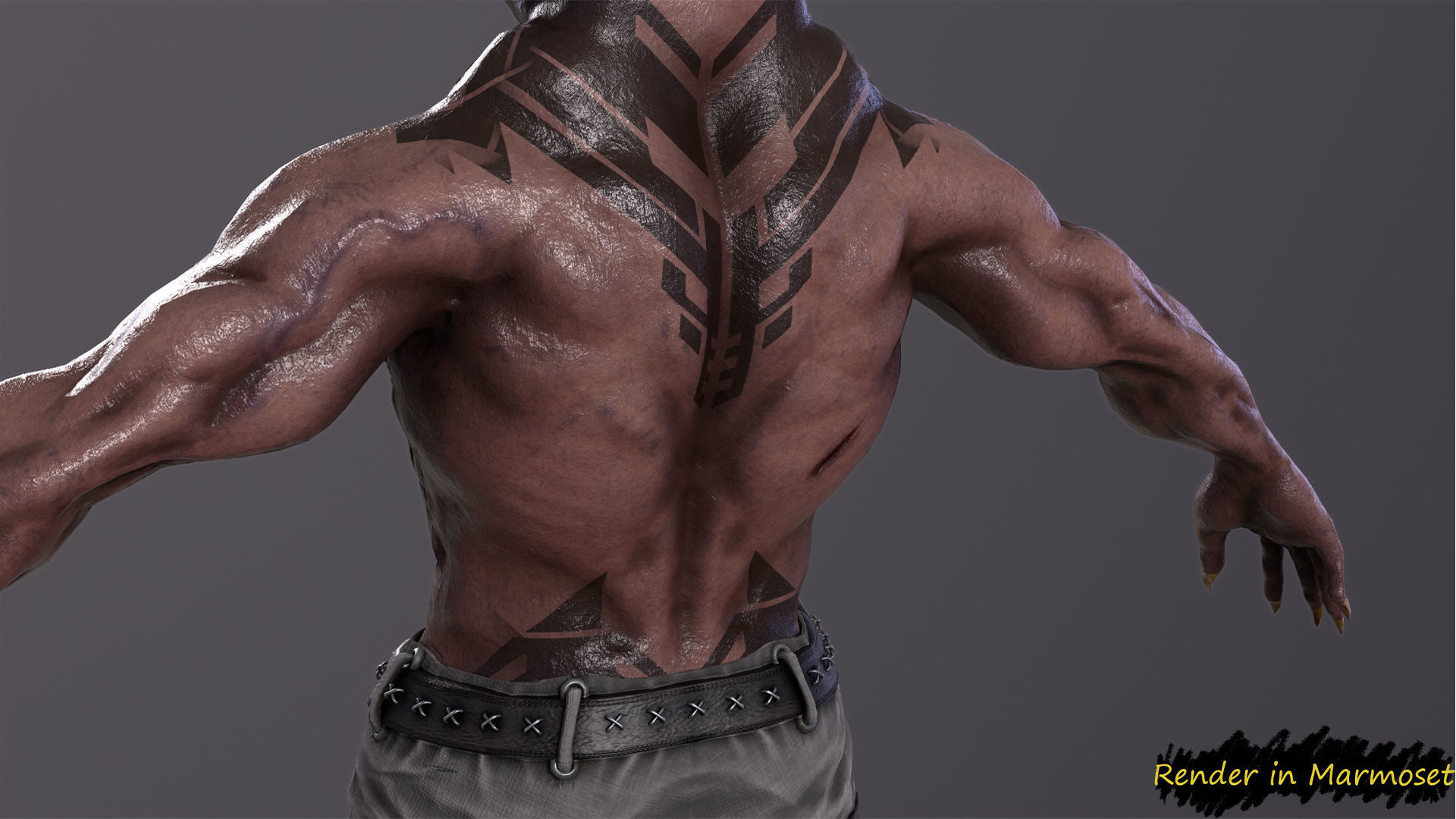 Beast Mutant Pack Low-poly 3D model_5