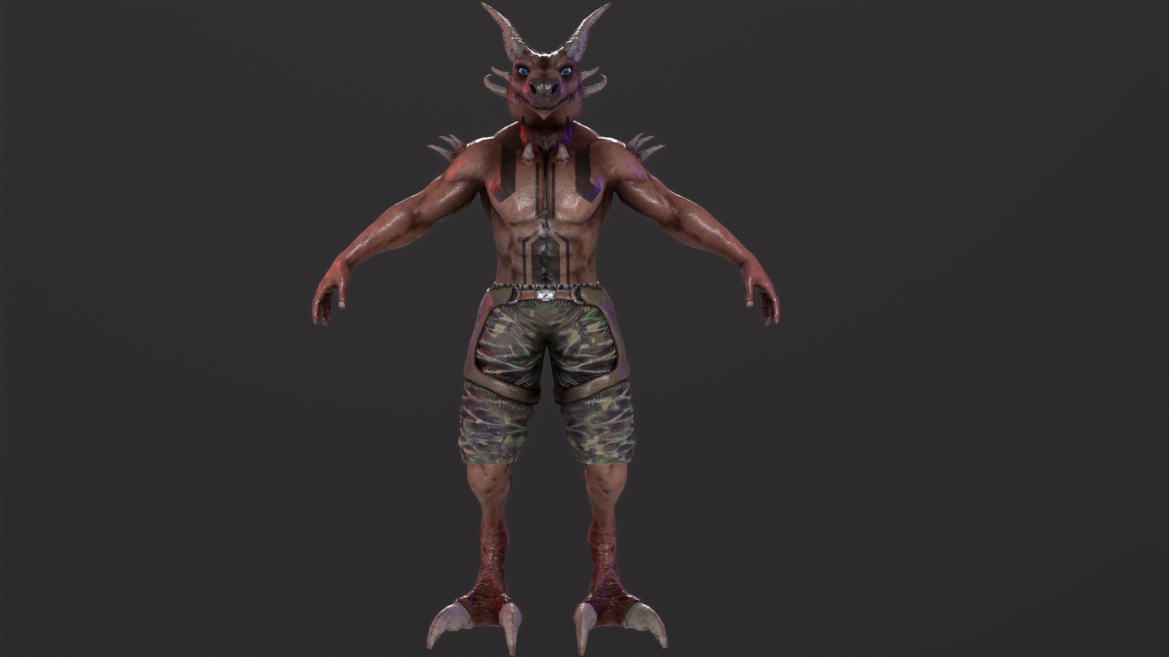 Beast Mutant Pack Low-poly 3D model_18