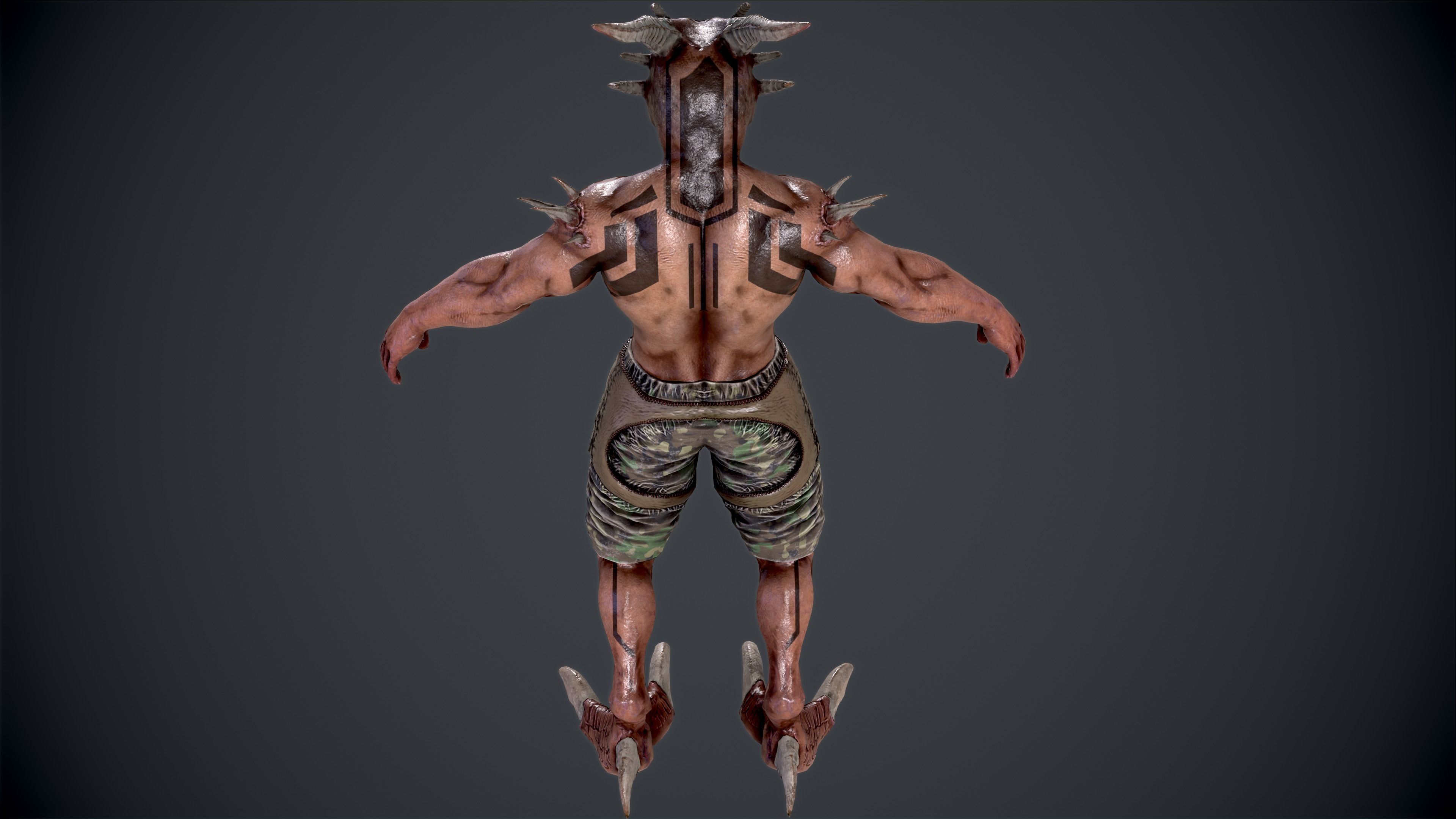 Beast Mutant Pack Low-poly 3D model_20