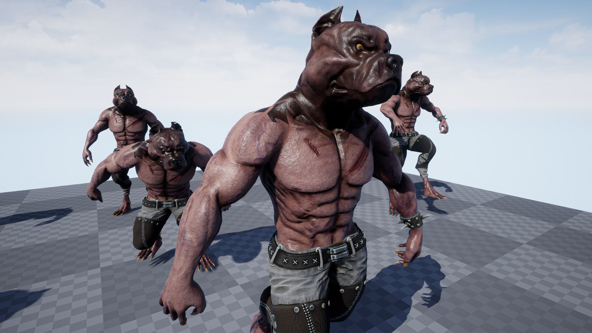 Beast Mutant Pack Low-poly 3D model_10