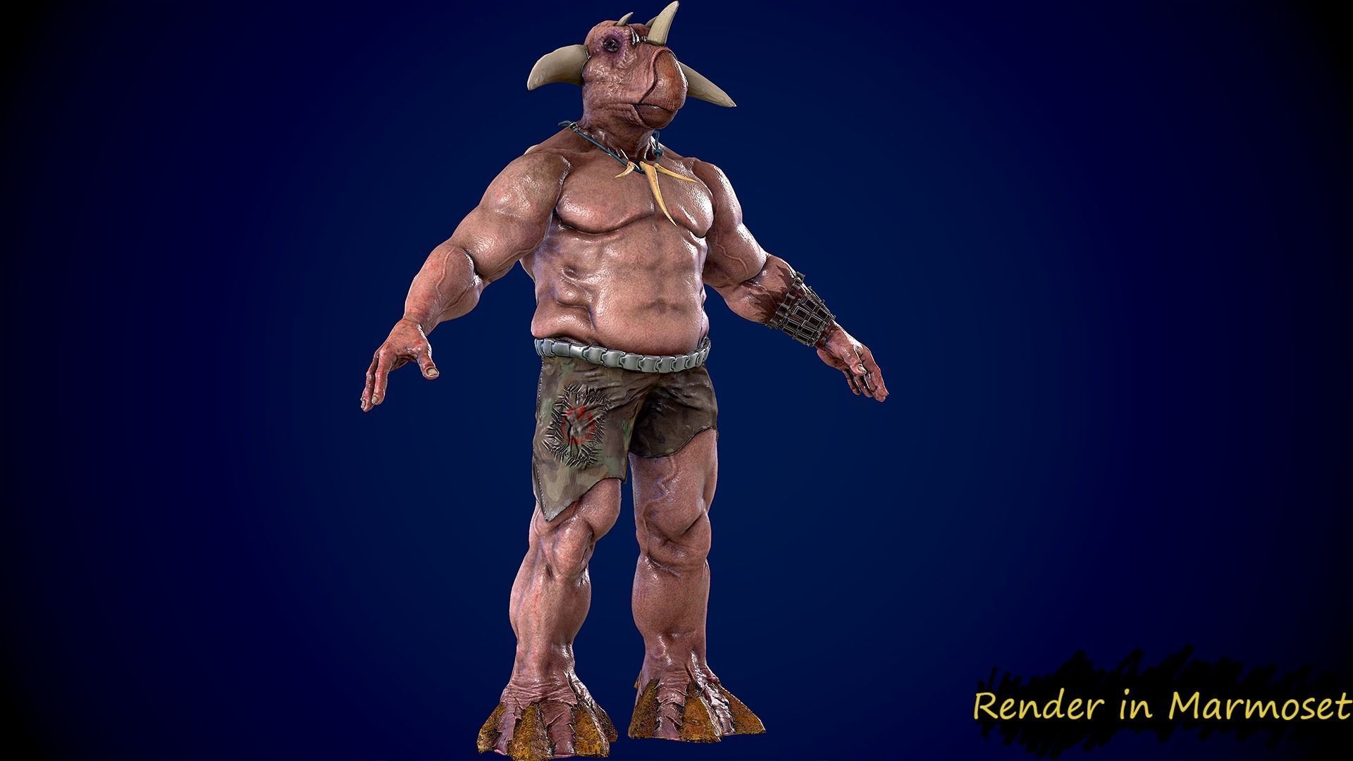 Beast Mutant Pack Low-poly 3D model_26