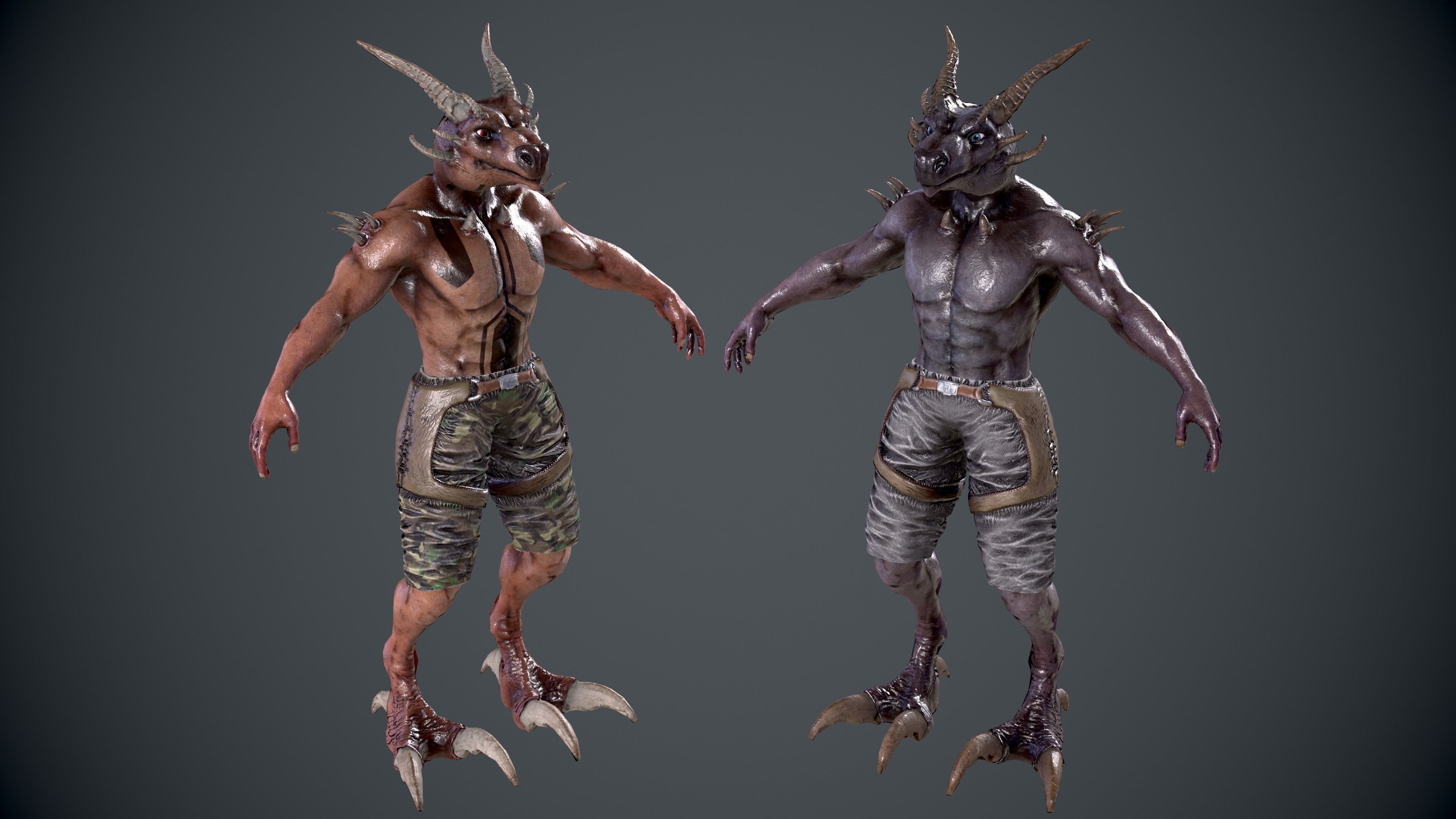 Beast Mutant Pack Low-poly 3D model_21