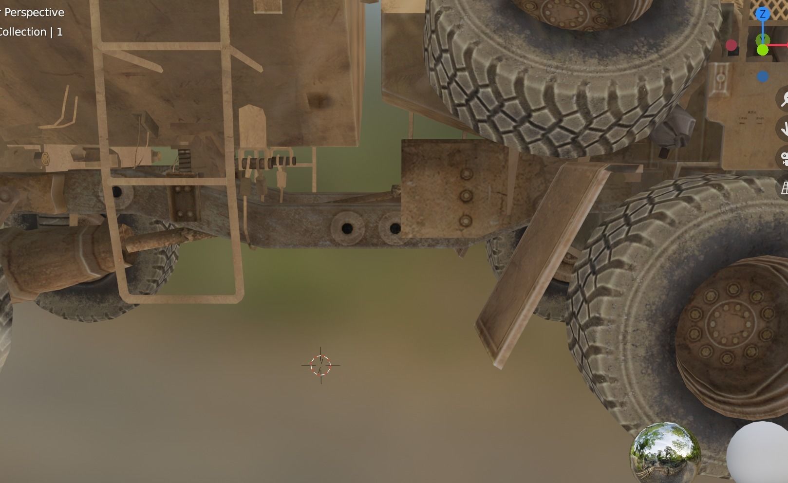 truck vehicle Low-poly 3D model_3