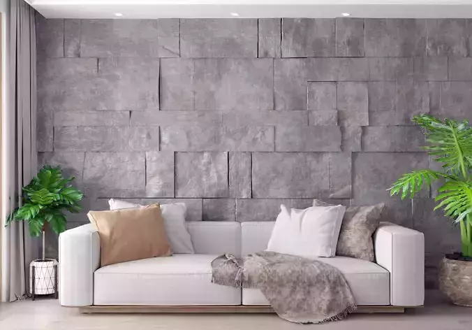 Modern wall cultural background stone
