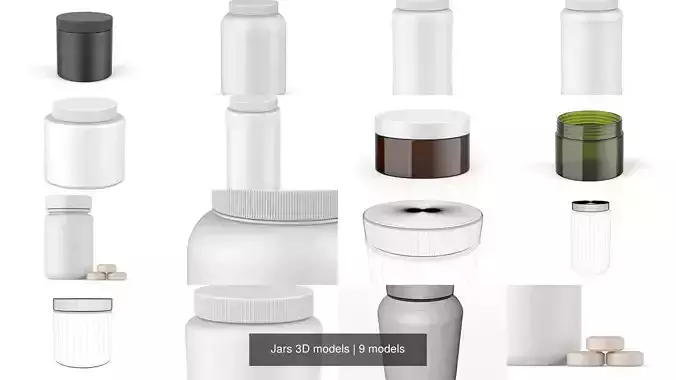 Jars 3D models