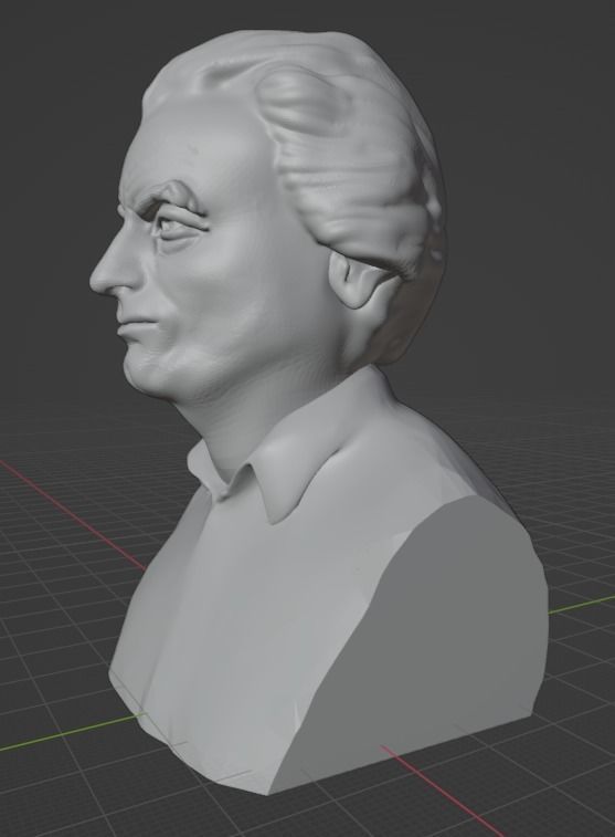 Joseph Heller 3D print model_12