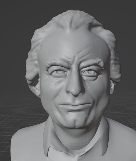 Joseph Heller 3D print model_1
